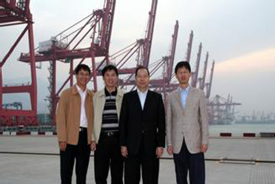 引途公司廣州港口參觀成員照片